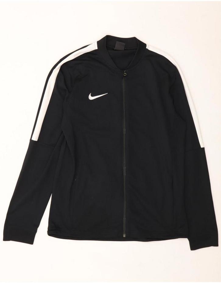 NIKE Mens Dri Fit Tracksuit Top Jacket Large Black, Kleding | Heren, Jassen | Winter, Verzenden