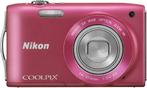 Nikon Coolpix S3500 Digitale Compact Camera - Roze (In doos), Verzenden, Zo goed als nieuw