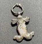 Oud-Romeins Zilver Mooi gestileerde Amulet Hanger van