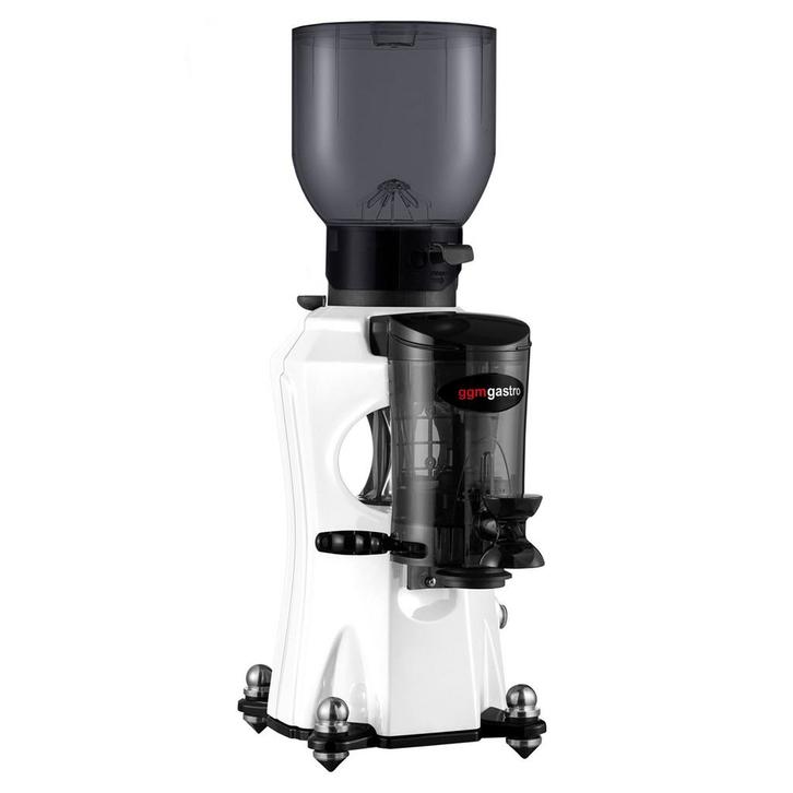 GGM Gastro | Koffiemolen - 2kg - 45dB - Met doseerder - Wit, Witgoed en Apparatuur, Koffiezetapparaten, Nieuw, Verzenden