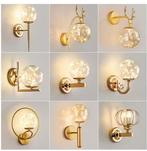 Glazen Sterren Wandlamp – Moderne LED Verlichting Slaapkamer, Huis en Inrichting, Lampen | Wandlampen, Verzenden, Nieuw