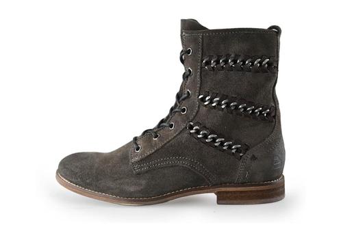 Durea Veterboots in maat 39 Grijs | 10% extra korting, Kleding | Dames, Schoenen, Grijs, Zo goed als nieuw, Overige typen, Verzenden