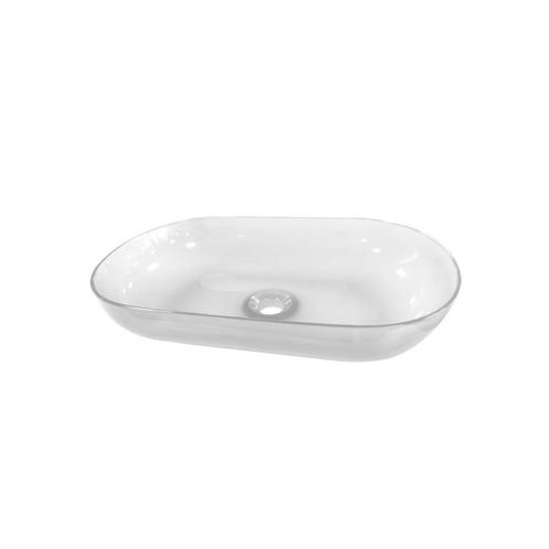Waskom Best Design Opbouw 54x34x12 cm Resin Transparant, Doe-het-zelf en Verbouw, Sanitair, Overige typen, Nieuw, Ophalen of Verzenden