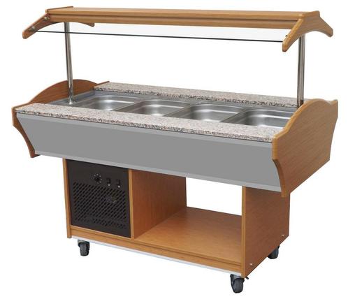 Combisteel Gekoeld Buffet GN 4x 1/1 | Statisch | 230v | 1550, Witgoed en Apparatuur, Koelkasten en IJskasten, Ophalen of Verzenden
