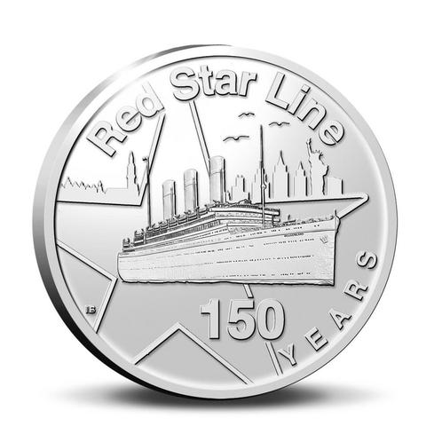 België 20 euromunt 2022 ‘150 jaar Red Star Line’ Zilver, Postzegels en Munten, Munten | Europa | Euromunten, Verzenden