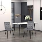 TRUUSK Set van 2 Gestoffeerde Eetkamerstoelen - Modern Desig, Huis en Inrichting, Verzenden