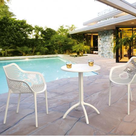 (MDK-105061) Siesta Air XL topdesign buitenstoel, wit, Huis en Inrichting, Stoelen, Wit, Nieuw, Ophalen of Verzenden