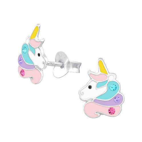 Fako Bijoux® - Kinderoorbellen - 925 Zilver - Eenhoorn -, Sieraden, Tassen en Uiterlijk, Oorbellen, Verzenden