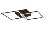 Zwarte plafonnière modern, Margaux, 20W, 3000K LED, Ophalen of Verzenden, Nieuw, Metaal, Modern