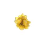 Goudgele bloem decoratie met glitters - Haarbloemen, Nieuw, Verzenden