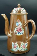 Koffiepot - Porselein - Koffiekruik en schotel, Antiek en Kunst