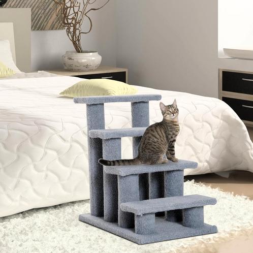 Huisdierentrap - Luxe Pets - Duurzaam - Veilig - Grijs, Dieren en Toebehoren, Katten-accessoires, Nieuw, Ophalen of Verzenden