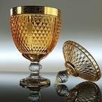 Secoloventesimo - Koekjesdoos - Amber Gold 02 snoepdoos - 24, Antiek en Kunst, Antiek | Glas en Kristal