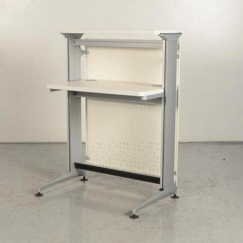 Lessenaar Solidesk - Wit - 81,5 x 53,5 x 106,5 cm, Huis en Inrichting, Bureaus, Ophalen of Verzenden