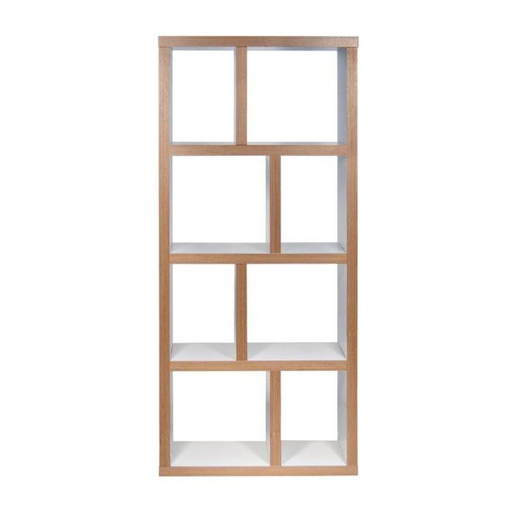 *WOONWINKEL* TemaHome Berlin Smalle Roomdivider 8-vaks Wit E, Huis en Inrichting, Kasten | Boekenkasten, Nieuw, Verzenden