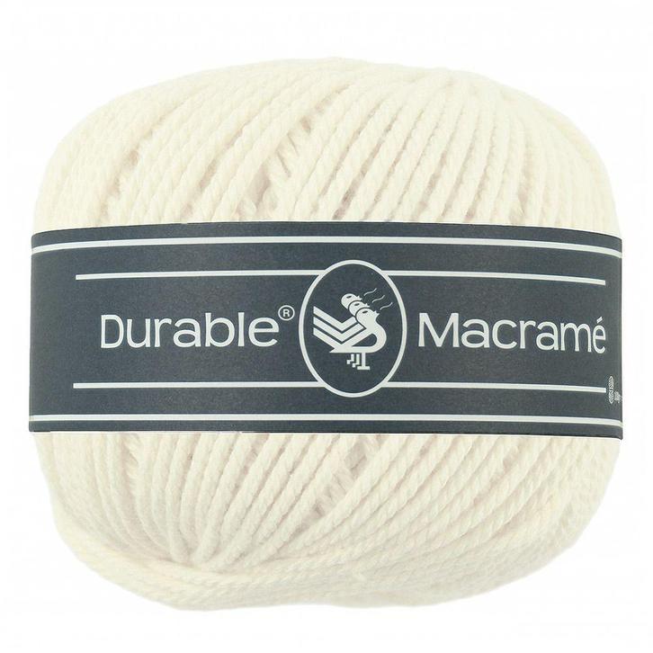Durable Macramé - 326 ivory - Katoen Garen, Hobby en Vrije tijd, Breien en Haken, Ophalen of Verzenden