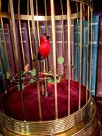 Klok - Messing, Textiel - 1960-1970, Antiek en Kunst