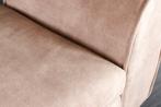 Design bank SCARLETT 90cm beige koffiefluweel - 43279, Ophalen of Verzenden, Nieuw