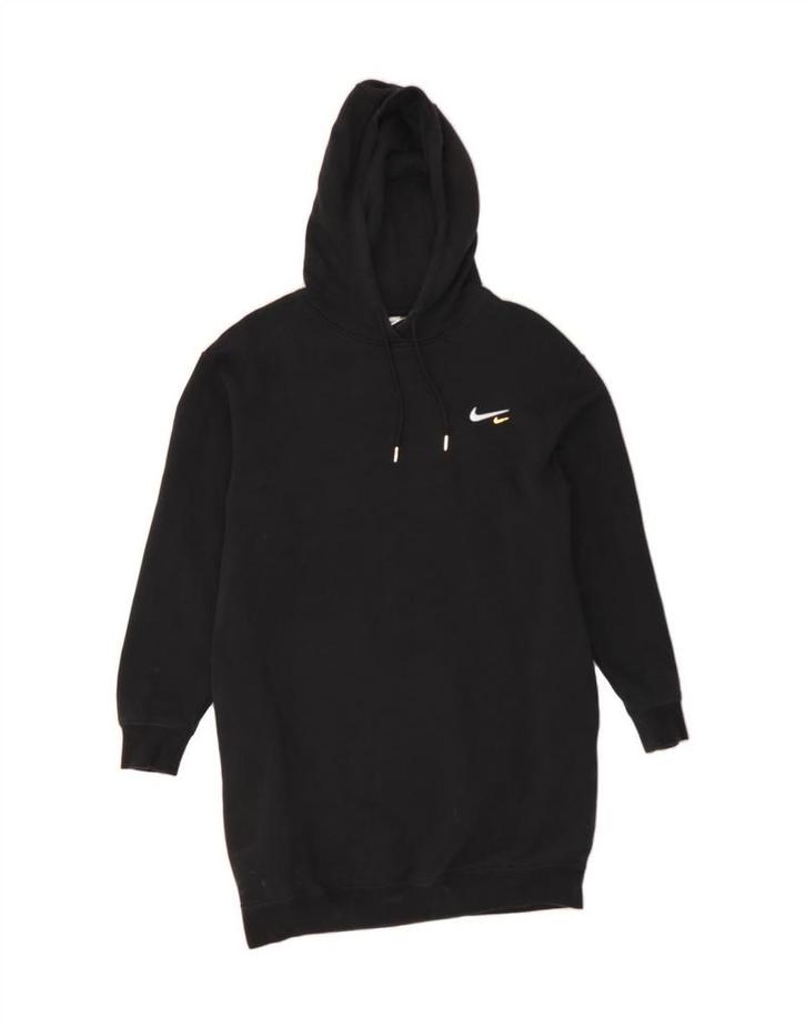 NIKE Womens Loose Fit Hoodie Dress UK 6 XS Black Cotton, Kleding | Dames, Jurken, Verzenden