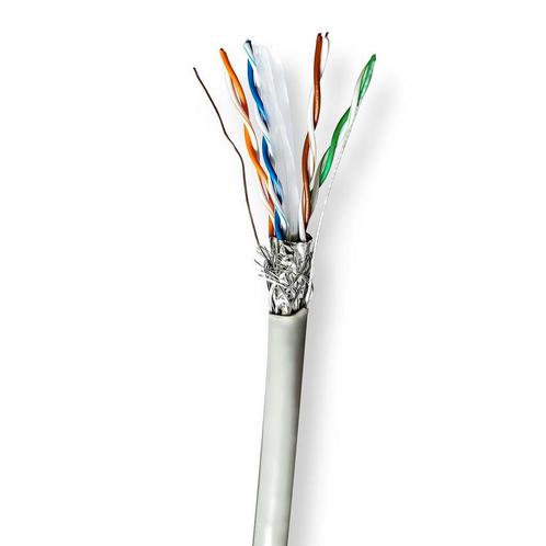 Netwerk Kabel Rol CAT6  S/ FTP Kabel gevlochten CCA 305 mtr, Computers en Software, Pc- en Netwerkkabels, Nieuw, Verzenden