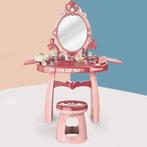 Complete kaptafel set met verlichting en accessoires - roze, Nieuw, Ophalen of Verzenden, Minder dan 100 cm, Roze