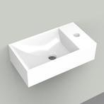 Fontein Arcqua Marble Free 40x22x12 cm Kraangat Rechts, Ophalen of Verzenden, Nieuw, Overige typen