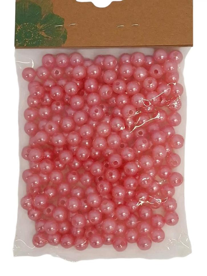 Parels rijgparels 042 Hardroze 8 mm, Huis en Inrichting, Woonaccessoires | Kunstplanten en Kunstbloemen, Nieuw, Ophalen of Verzenden