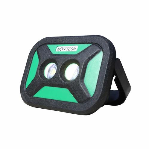 Hofftech Krachtige oplaadbare bouwlamp - 10W - IPX5 - met..., Tuin en Terras, Buitenverlichting, Nieuw, Ophalen of Verzenden