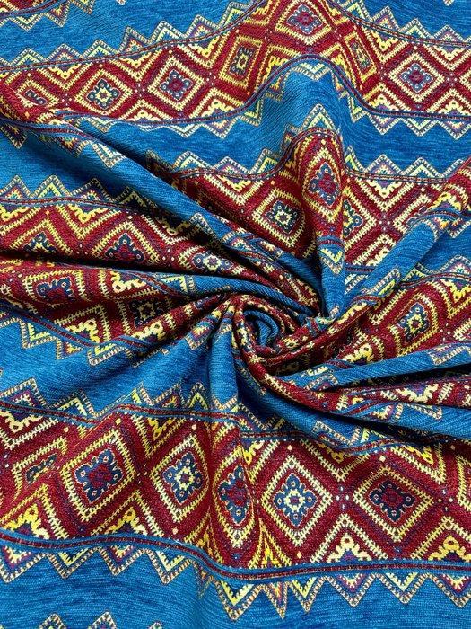 Luxe fluwelen bekledingsstof - Meubelstof - 600 cm - 140 cm, Antiek en Kunst, Antiek | Kleden en Textiel