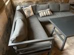 Prachtige aluminium hoekloungeset, Aluminium, Zo goed als nieuw, Loungeset, Bank