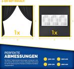 Tillvex® Zijwand voor paviljoen - 3x3m - Grijs, Verzenden, Nieuw