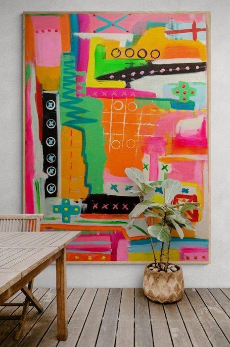 Giogia fl - ¿Quien Es El Sospechoso?-XL -, Antiek en Kunst, Kunst | Schilderijen | Modern