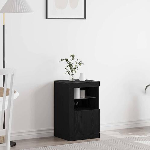 vidaXL Dressoir met LED-verlichting 41x37x67 cm zwart, Huis en Inrichting, Kasten | Overige, Nieuw, Verzenden