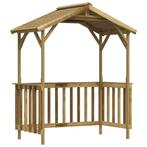vidaXL Barbecue-overkapping 163,5x93x210 cm geïmpregneerd, Tuin en Terras, Tuinhuizen, Verzenden, Nieuw