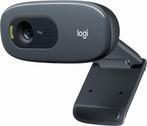 Logitech C270 - 720p HD Webcam - 3MP - Grijs, Computers en Software, Webcams, Nieuw, Verzenden