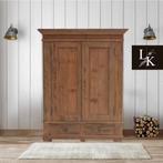 Landelijke klassieke kast, kledingkast, legkast, linnenkast, Huis en Inrichting, Ophalen of Verzenden, Nieuw