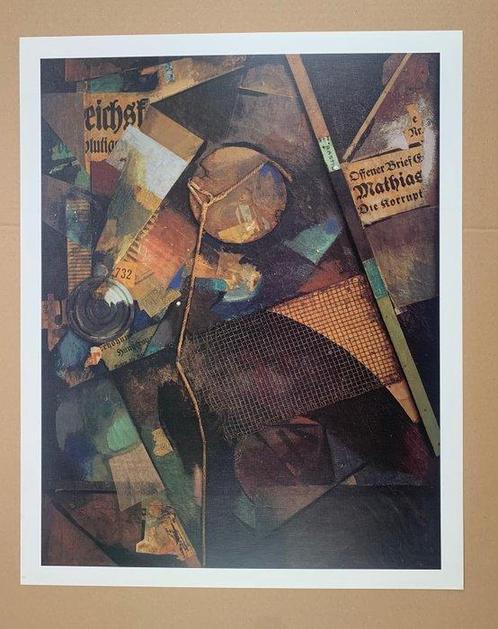Kurt Schwitters - Das Sternbild - Vintage Artprint on, Antiek en Kunst, Kunst | Designobjecten