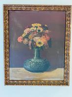 Frans de Leen ?? - Still Life with Flowers in a Blue Vase