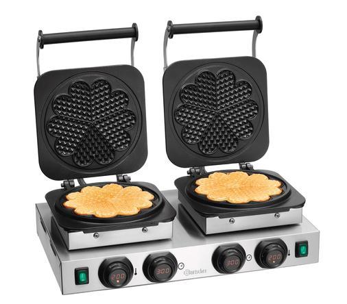 Wafelijzer | Hartvormig | Gietijzer | 50°C tot 300°C | 45., Zakelijke goederen, Horeca | Keukenapparatuur, Verzenden