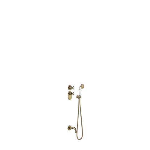 Badkraan Tres Clasic Thermostatisch Inbouw Incl. Handdouche, Doe-het-zelf en Verbouw, Sanitair, Kraan, Nieuw, Ophalen of Verzenden