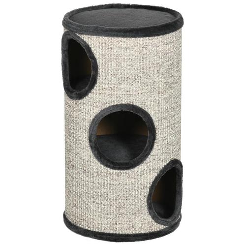 TRUUSK Krabton Pluche Design - 3 Niveaus - 3 Grotten - Sisal, Dieren en Toebehoren, Katten-accessoires, Nieuw, Verzenden