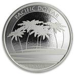 Fiji Pacific Dollar 1 oz 2018, Postzegels en Munten, Munten | Oceanië, Zilver, Losse munt, Verzenden