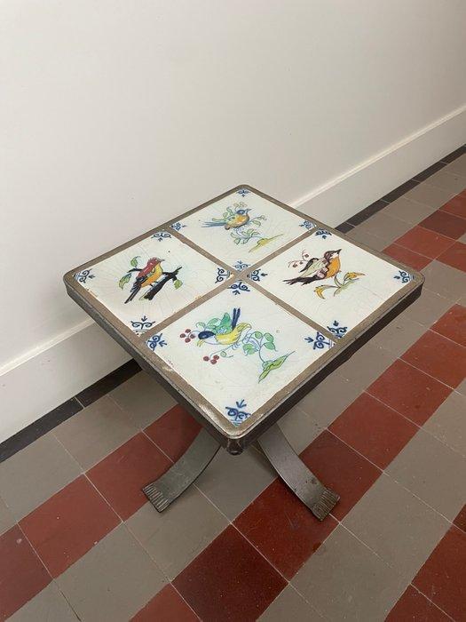 Bijzettafel - Gietijzer, Keramiek - Delftse tegels, Antiek en Kunst, Curiosa en Brocante