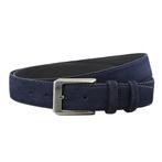 Houtkamp Suede Leren Unisex Riem - Blauw - Maat 95, Verzenden, Nieuw