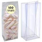 Fako Bijoux® - Blokbodemzakjes Plastic Transparant - 60 + 50, Diversen, Cadeauverpakkingen, Nieuw, Verzenden