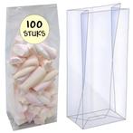 Fako Bijoux® - Blokbodemzakjes Plastic Transparant -, Verzenden, Nieuw