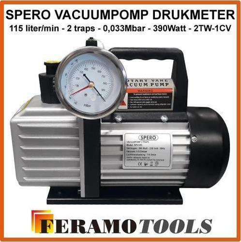 115 liter/min 2Traps Vacumpomp druk onderdruk luchtdrukpomp, Zakelijke goederen, Machines en Bouw | Pompen en Compressoren, Ophalen of Verzenden
