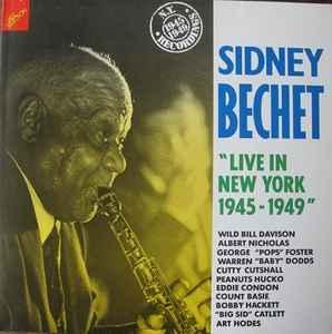 LP gebruikt - Sidney Bechet - Live In New York 1945-1949, Cd's en Dvd's, Vinyl | Jazz en Blues, Zo goed als nieuw, Verzenden