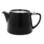 Theepot stapelbaar en vaatwasbestendig - zwart - 0,5 liter, Verzenden, Nieuw in verpakking