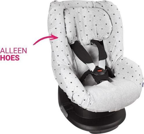 Dooky Seat Cover Groep 1 Autostoel hoes Light Grey Crowns, Kinderen en Baby's, Autostoeltjes, Verzenden